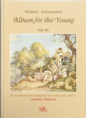 Дитячий альбом. Вибрані твори (англ. мовою). Для ф-но в 4 руки. // Чайковський П. І., аранжув. Жульєвої Л.
